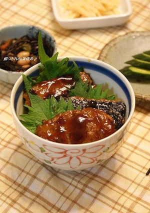 鰯のつみれｄｅ蒲焼丼♪-レシピのメイン写真