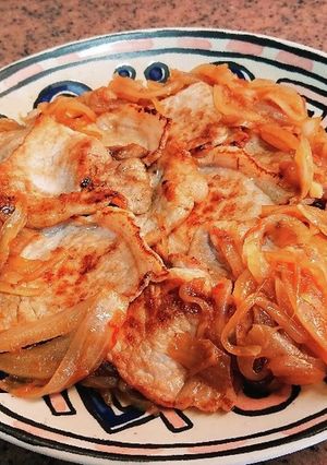 ピリ辛豚肉のしょうが焼-レシピのメイン写真
