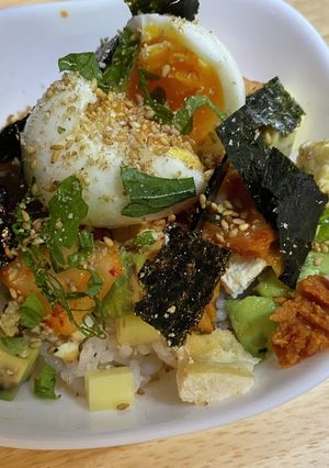 アボカドキムチーズ丼にひと工夫♪-レシピのメイン写真