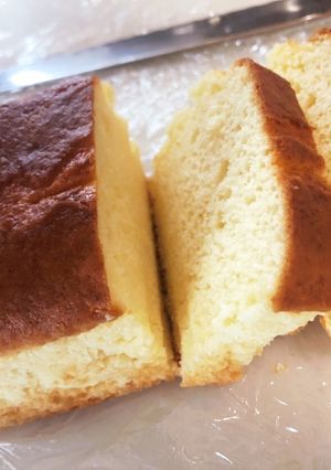 決め手はメレンゲ！カステラパウンドケーキ-レシピのメイン写真