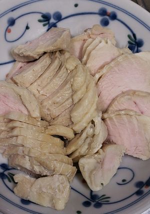 簡単！サラダチキン！手軽にたんぱく質摂取-レシピのメイン写真