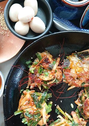 サクッとジューシーキムチチヂミ-レシピのメイン写真