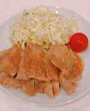 おろし玉ねぎが旨い！豚バラ肉の生姜焼き