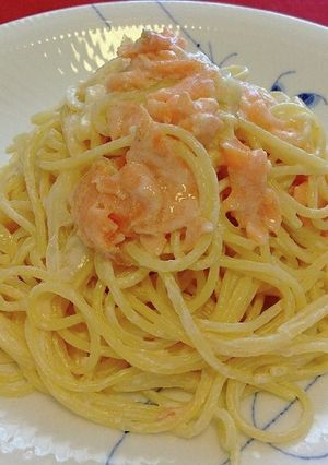 スモークサーモンのクリームパスタ-レシピのメイン写真