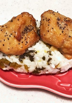 弁当♡娘の大好きな唐揚げおにぎり-レシピのメイン写真