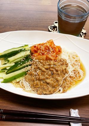 腸活☆素麺-レシピのメイン写真