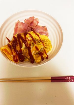卵&ベーコン焼き！-レシピのメイン写真
