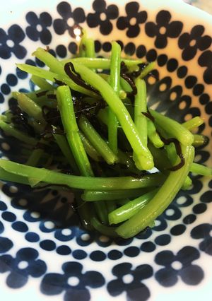 簡単ミズの塩昆布和え-レシピのメイン写真
