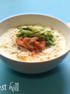 簡単!韓国風豆乳そうめん『コングクス』-レシピのメイン写真