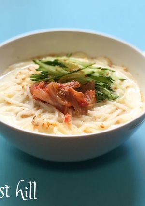 簡単！韓国風豆乳そうめん『コングクス』-レシピのメイン写真
