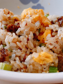 アスパラと焼肉のふんわりたまごチャーハン-レシピのメイン写真