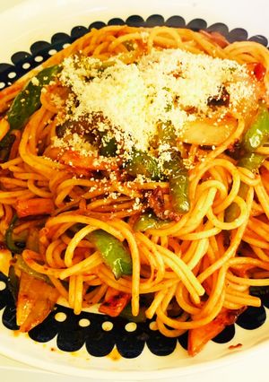わが家のナポリタン-レシピのメイン写真