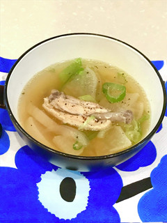 とろける☆手羽中の和風チキンブロススープ-レシピのメイン写真