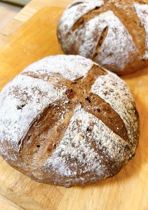 俺のフルーツカンパーニュ🥖-レシピのメイン写真