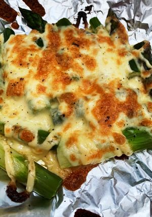 【糖質オフ】アスパラのマヨチーズ焼き-レシピのメイン写真