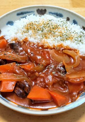 ホロホロ煮込み牛すじ肉のハッシュドビーフ-レシピのメイン写真