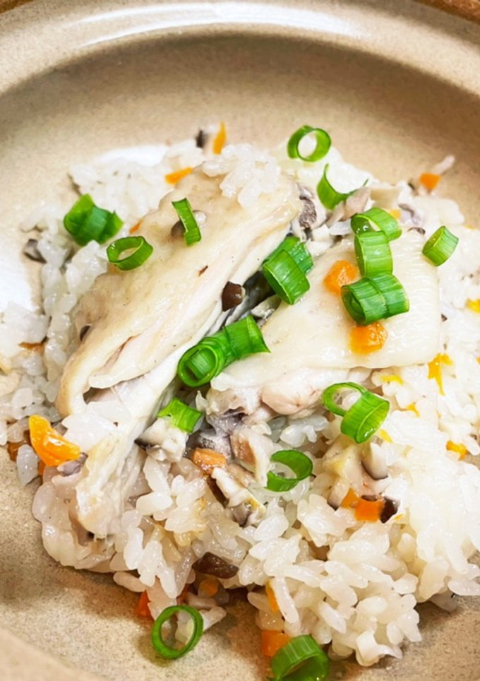 炊飯器で手羽中炊き込みご飯-レシピのメイン写真