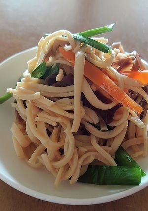 豆腐麺で干絲豆腐-レシピのメイン写真