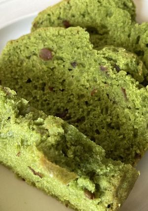 青汁のおやつ　抹茶あずき風パウンドケーキ-レシピのメイン写真