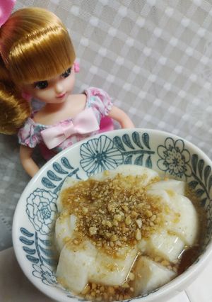 リカちゃん♡豆乳寒天アーモン胡麻メイプル-レシピのメイン写真