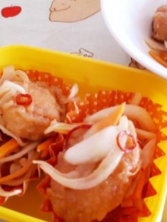 弁当冷凍作りおき☆チキンナゲット南蛮漬け-レシピのメイン写真