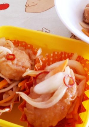 弁当冷凍作りおき☆チキンナゲット南蛮漬け-レシピのメイン写真