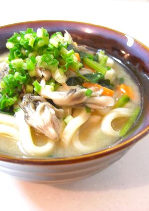 ✿舞茸入り♪あっさり味噌うどん✿-レシピのメイン写真