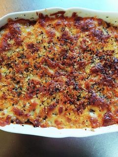 夏野菜ミートソースでポテトグラタン-レシピのメイン写真