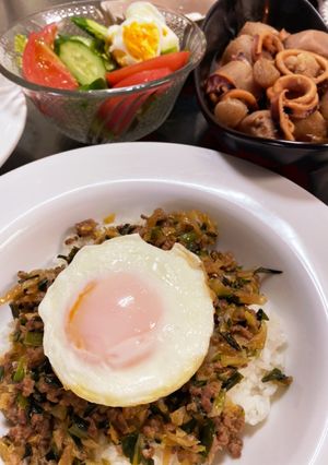餃子丼ぶり★皮が無くても安心♡超簡単美味-レシピのメイン写真