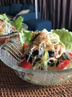 しっとり*ワカメ入り春雨サラダ-レシピのメイン写真