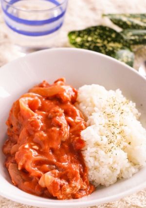 お鍋で簡単♡コク旨ポークストロガノフ-レシピのメイン写真