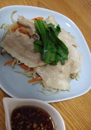 フライパンに入れるだけ☆蒸し野菜&豚バラ-レシピのメイン写真