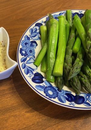 アスパラは茹でマヨが一番♪-レシピのメイン写真