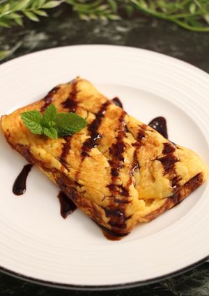 簡単5分スイーツ！たたみプリン　-レシピのメイン写真