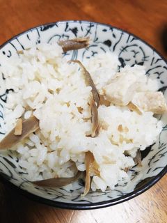 鶏とごぼうの炊き込みご飯-レシピのメイン写真