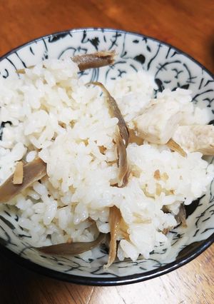 鶏とごぼうの炊き込みご飯-レシピのメイン写真