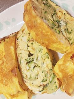 ズッキーニオムレツ-レシピのメイン写真