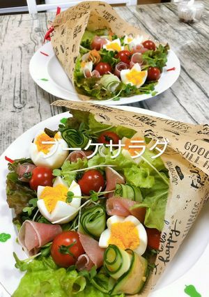ブーケサラダ-レシピのメイン写真
