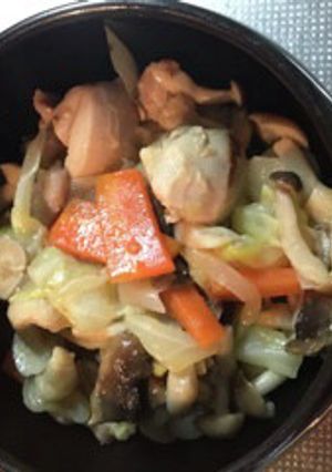 味噌漬け鶏肉の野菜炒め-レシピのメイン写真