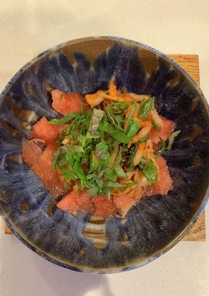 さっぱり簡単☆キムチとスイカの和物-レシピのメイン写真