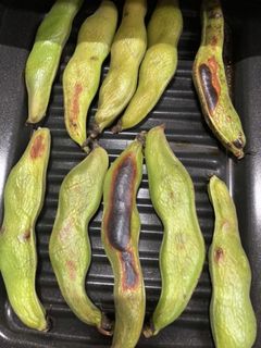 【デリシア】殻付きそら豆焼き-レシピのメイン写真