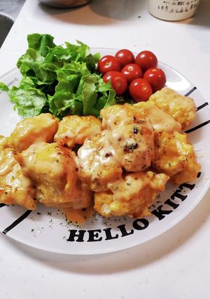 鶏むね肉のマヨソース-レシピのメイン写真