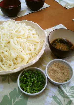 稲庭うどんにピッタリ☆ひらたけ麺だれ-レシピのメイン写真