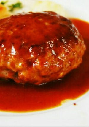 玉ねぎ不要のヤケクソ肉汁ハンバーグ-レシピのメイン写真