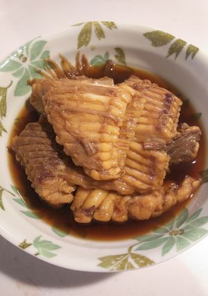 カスベ(エイ)の煮付け-レシピのメイン写真