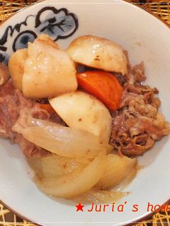 里芋の肉じゃが風☆里芋の煮物-レシピのメイン写真