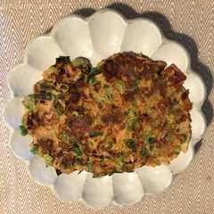 รูปของ キムチとツナのねぎ焼き