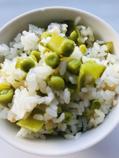 スナップエンドウの炊き込みご飯-レシピのメイン写真