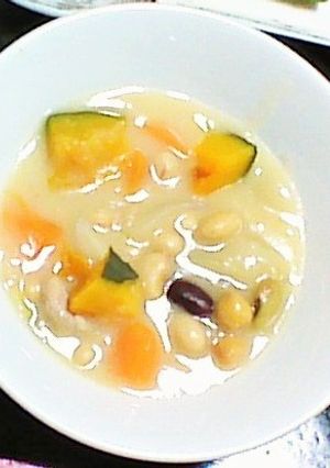 かぼちゃと豆のシチュー-レシピのメイン写真