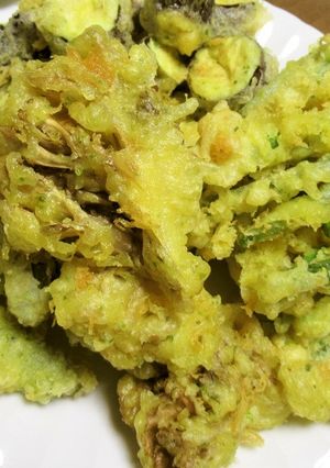 夏野菜は、青のりを入れたてんぷら粉で～-レシピのメイン写真
